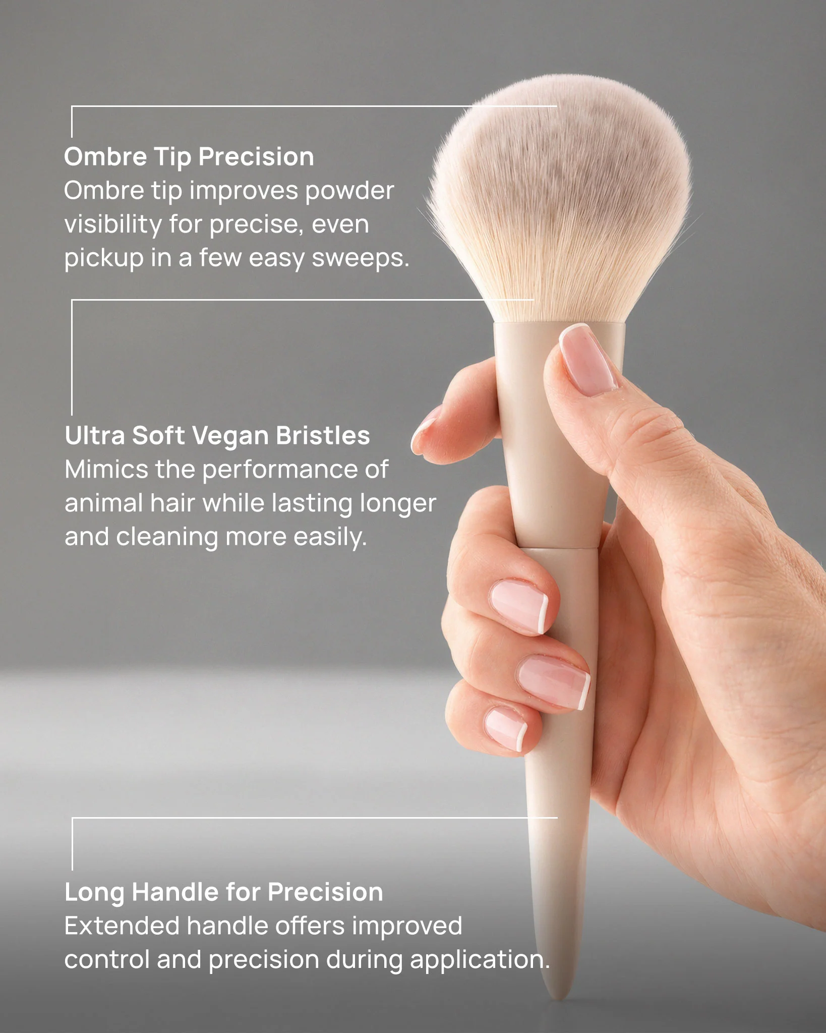 Fox Tail Loose Powder Brush - Image 3