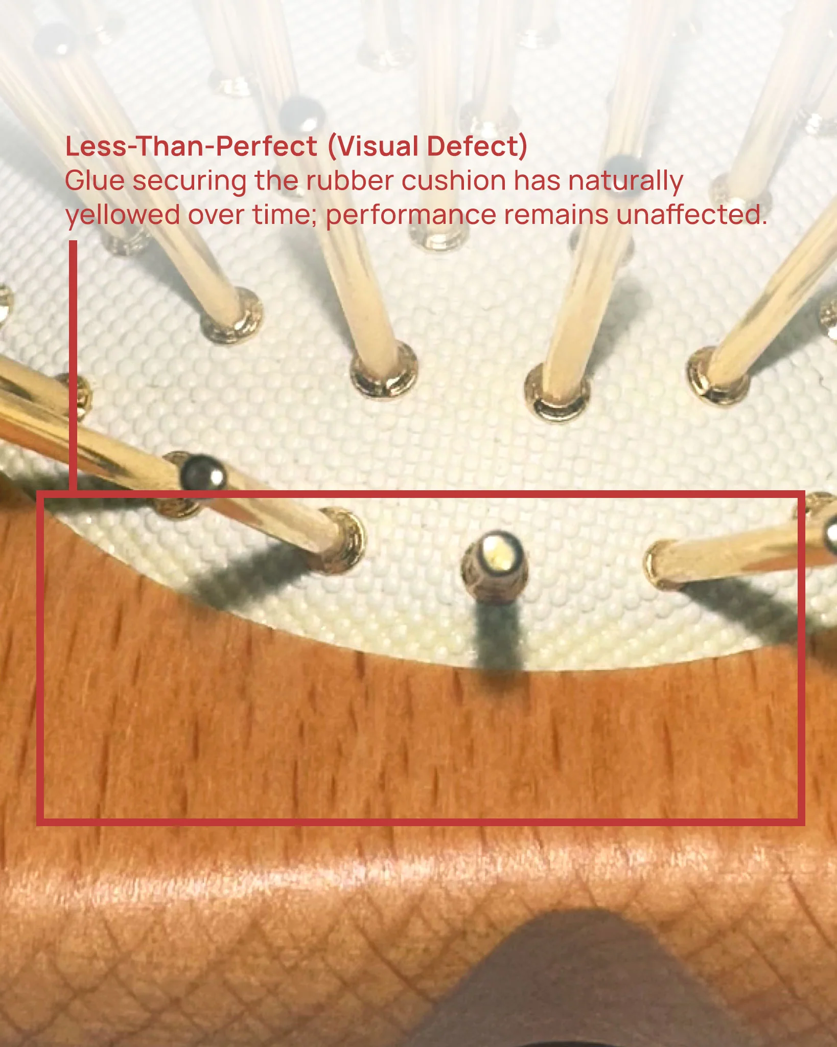 Gua Sha Hair & Scalp Brush: Love Heart Wooden Edition (Less Than Perfect) - Image 3