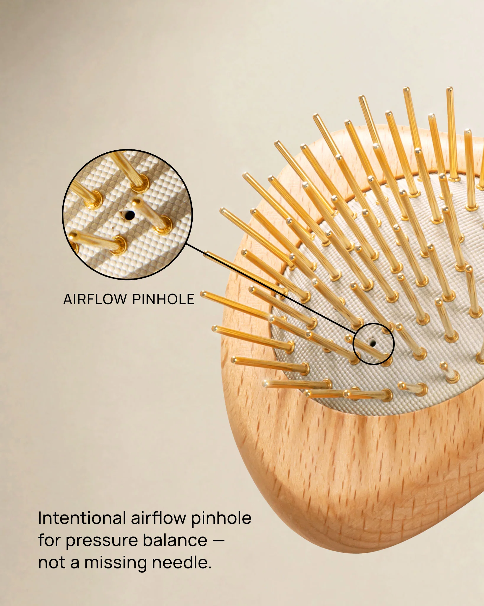 Gua Sha Hair & Scalp Brush: Love Heart Wooden Edition (Less Than Perfect) - Image 6