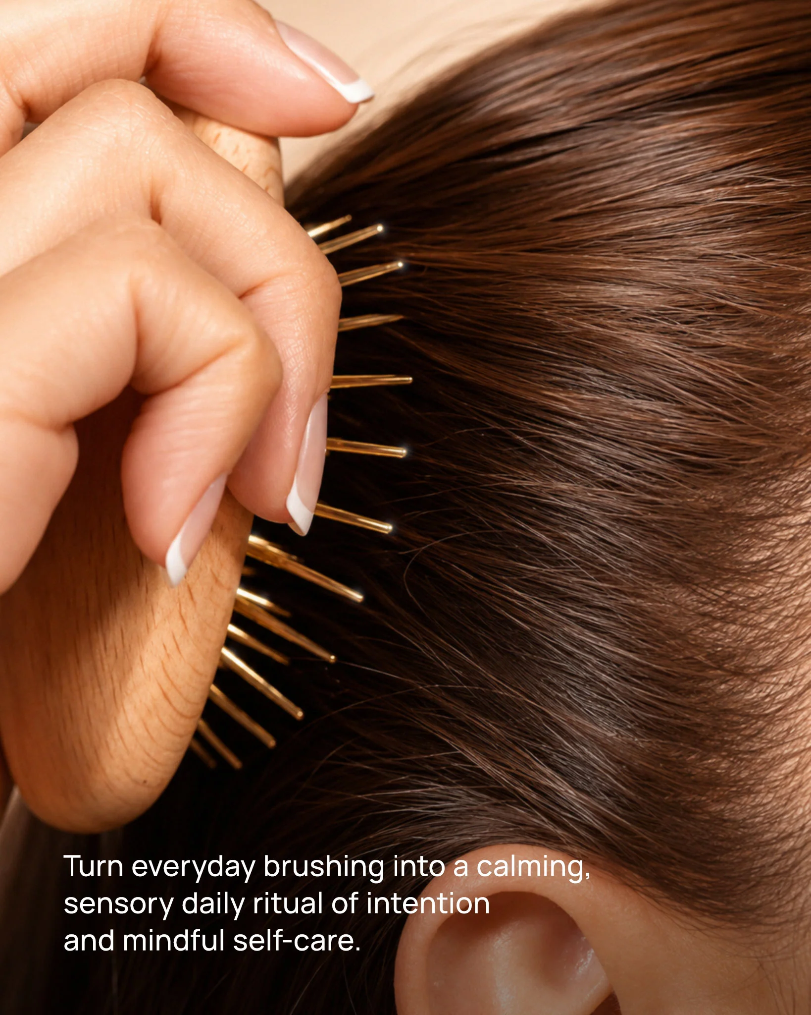Gua Sha Hair & Scalp Brush: Love Heart Wooden Edition (Less Than Perfect) - Image 8